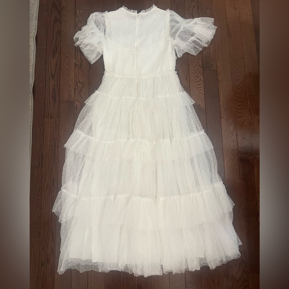 Whimsical White Tulle Dress by Ivy and Co. - Picture 6 of 6